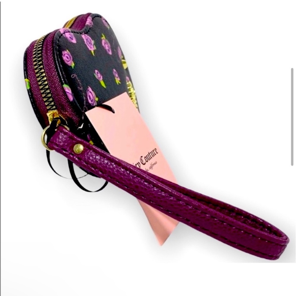 NWT Juicy Couture Heart Shape Wristlet Wallet - Picture 3 of 5